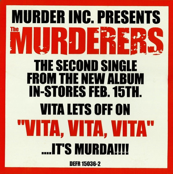 The Murderers Feat. Vita (3) : Vita, Vita, Vita (12")