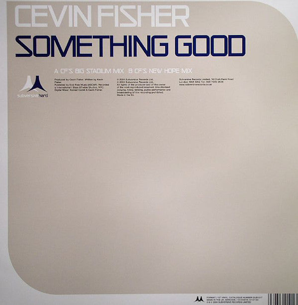 Cevin Fisher : Something Good (12")