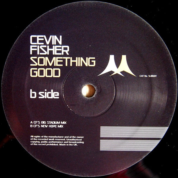 Cevin Fisher : Something Good (12")