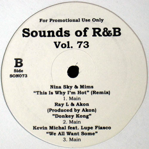 Various : Sounds Of R&B Vol. 73  (12", Promo, Unofficial)