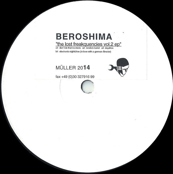 Beroshima : The Lost Freakquencies Vol. 2 EP (12", EP, W/Lbl)