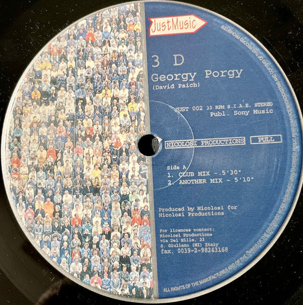 3*D : Georgy Porgy (12")