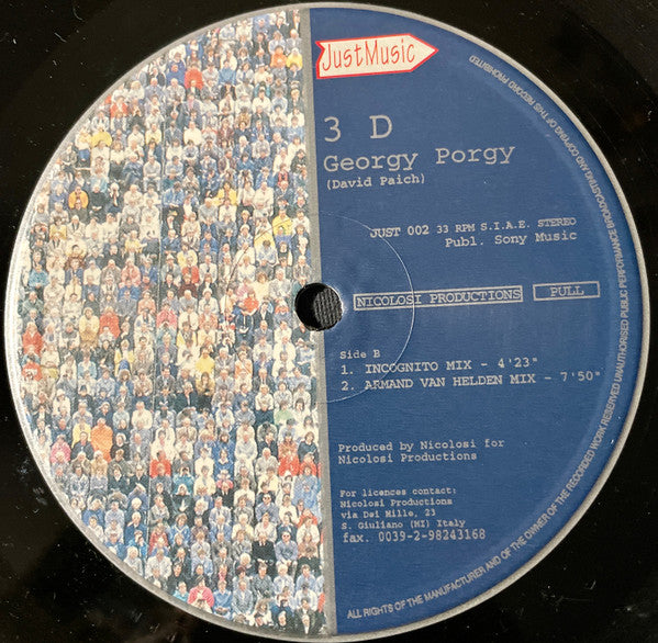 3*D : Georgy Porgy (12")