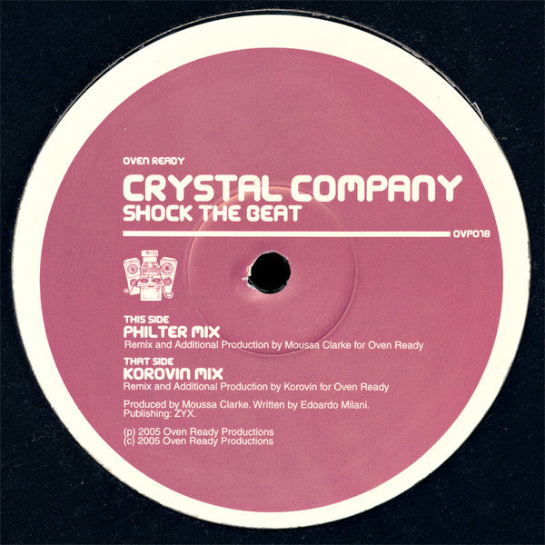 Crystal Company : Shock The Beat (12")