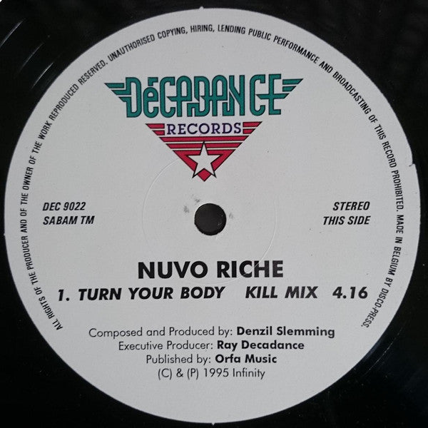 Nuvo Riche : Turn Your Body (12")