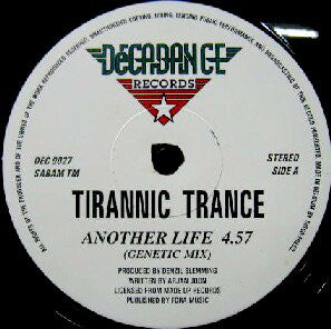 Tiranic Trance / Forcefield : Another Life / Reaching For The Sky (12")