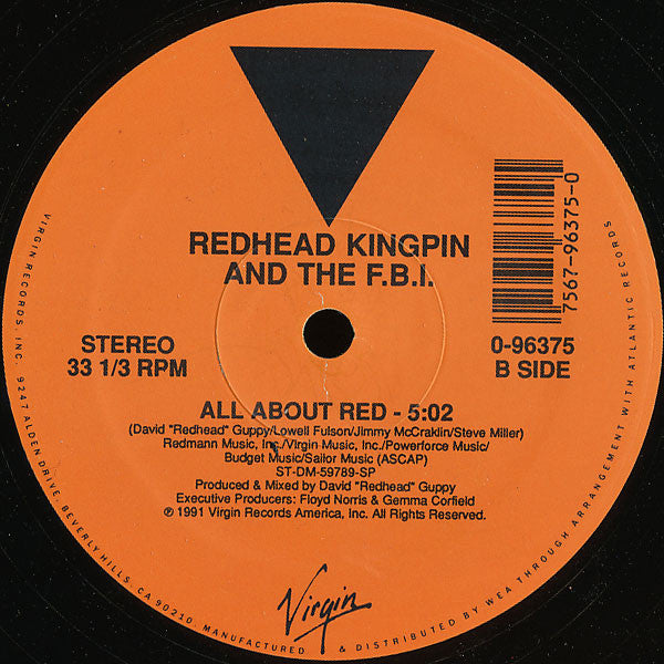 Redhead Kingpin And The FBI : We Don't Have A Plan B / All About Red (12")