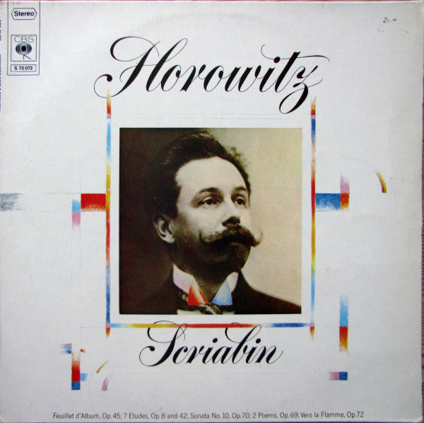 Vladimir Horowitz - Alexander Scriabine : Horowitz Spielt Scriabin (LP)