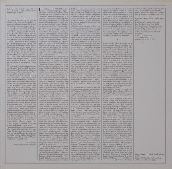 Wolfgang Amadeus Mozart - Malcolm Bilson • The English Baroque Soloists • John Eliot Gardiner : Piano Concertos Nos. 12 & 14 • Klavierkonzerte • Concertos Pour Piano K.414 & K.449 (LP, Album, Gat)