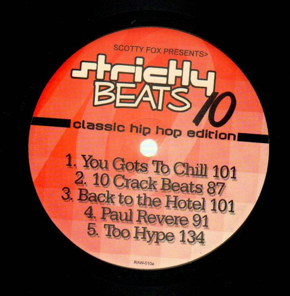 Scotty Fox : Strictly Beats 10 (LP, Comp)