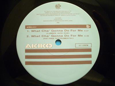 Akiko (13) : What Cha' Gonna Do For Me (12", Single)