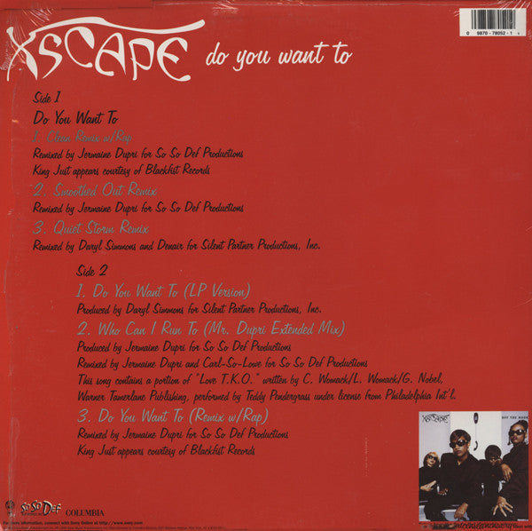 Xscape : Do You Want To (12")