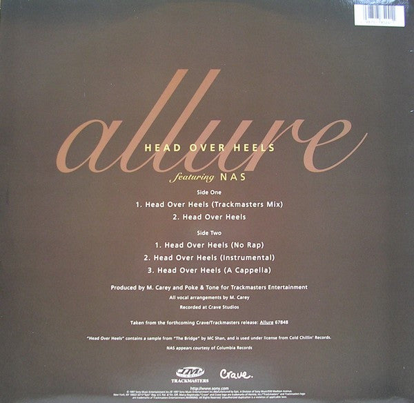 Allure (3) : Head Over Heels (12", Single)