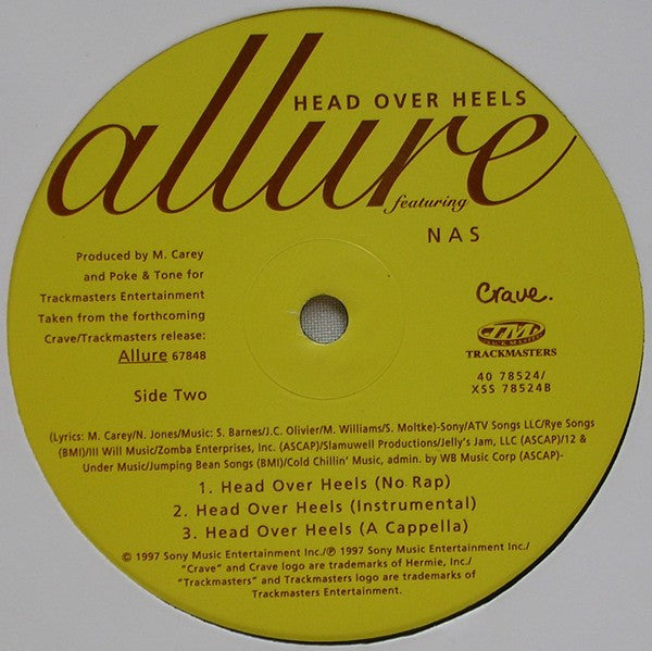 Allure (3) : Head Over Heels (12", Single)