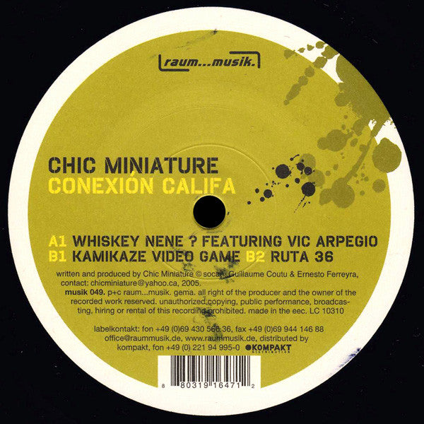 Chic Miniature : Conexión Califa (12")