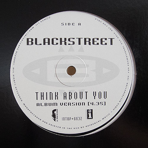 Blackstreet : Think About You (12", Promo)