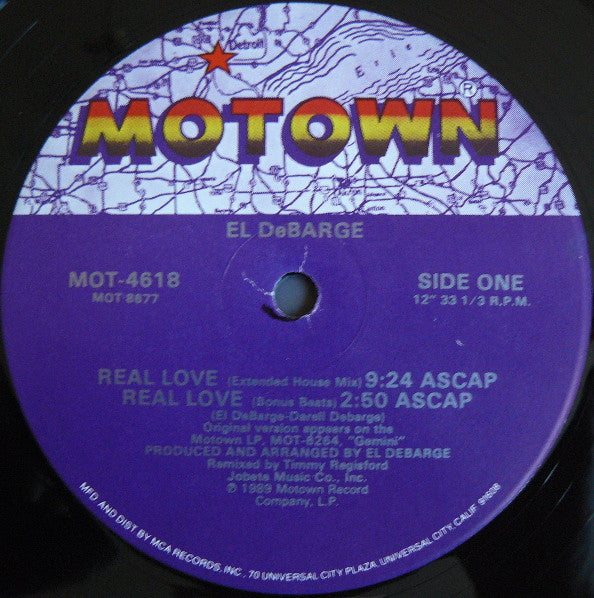 El DeBarge : Real Love (Extended Version) (12", Single)