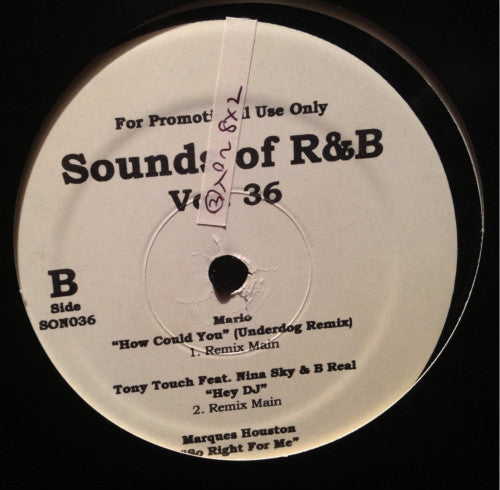 Various : Sounds Of R&B Vol. 36 (12", Promo, Unofficial)