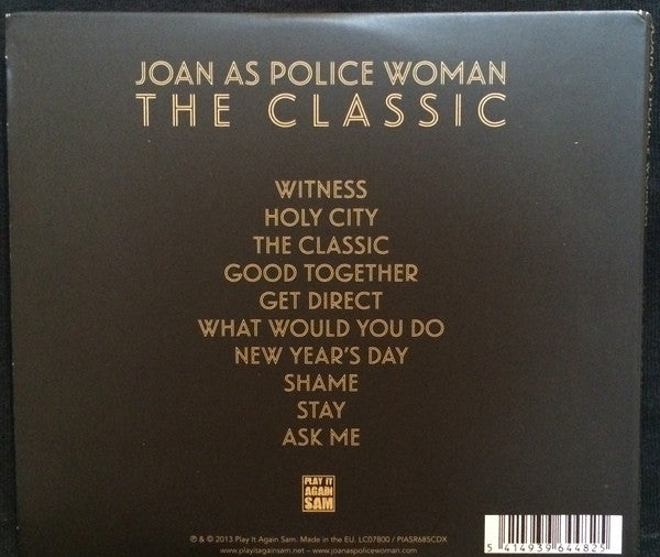 Joan As Police Woman : The Classic (CD, Album)