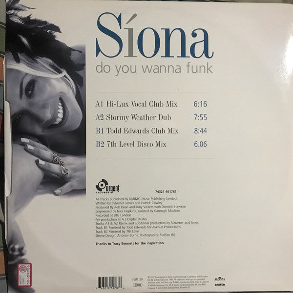 Siona : Do You Wanna Funk (12")