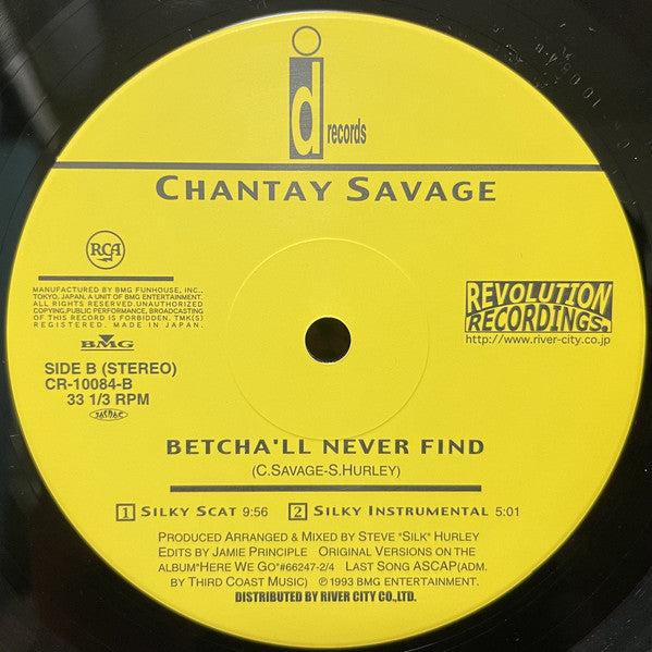 Chantay Savage : Betcha'll Never Find (12", Ltd, RE)