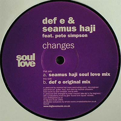 Def E & Seamus Haji : Changes (12")