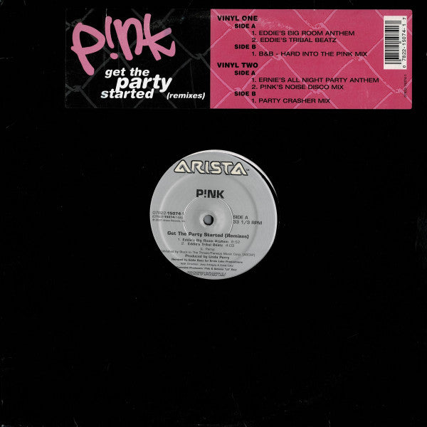 P!NK : Get The Party Started (Remixes) (2x12")