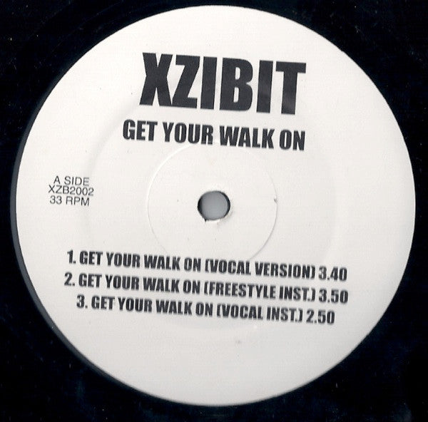 Xzibit : Get Your Walk On (12")