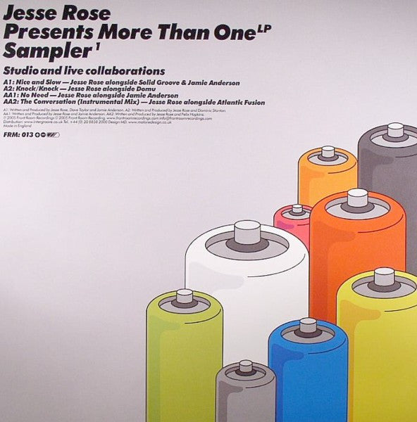 Jesse Rose : More Than One (LP Sampler 1) (12", Smplr)