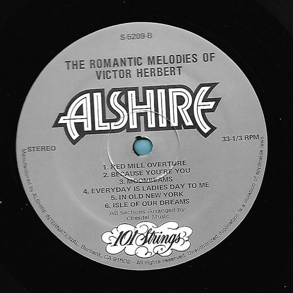 101 Strings : Play The Romantic Melodies Of Victor Herbert (LP)