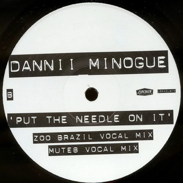 Dannii Minogue : Put The Needle On It (12", Single, Promo)