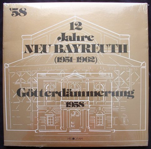 Richard Wagner, Orchester der Bayreuther Festspiele Conducted By Hans Knappertsbusch : Götterdämmerung 1958 (5xLP, Mono + Box)