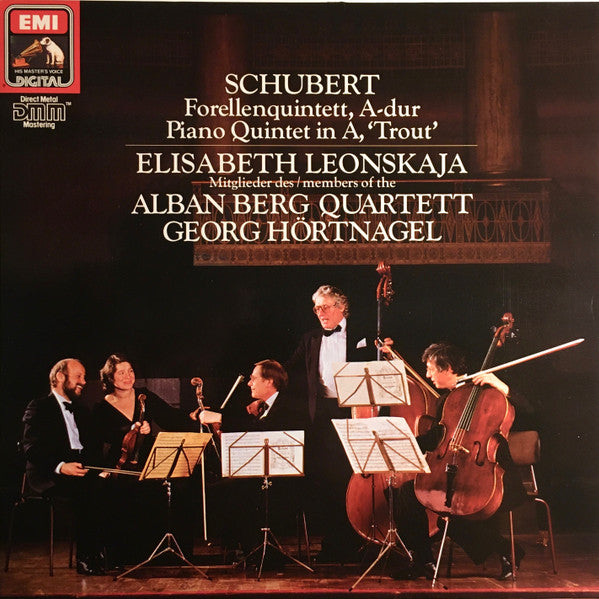 Franz Schubert – Elisabeth Leonskaja, Alban Berg Quartett, Georg Hörtnagel : Forellenquintett, A-dur = Piano Quintet In A, ‘Trout’ (LP)