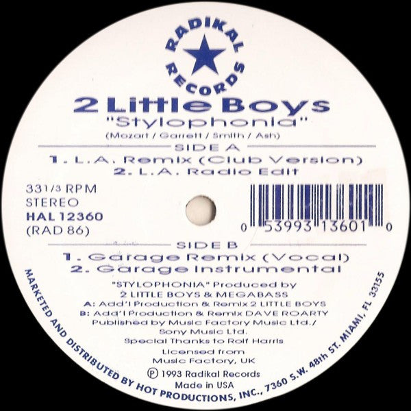 Two Little Boys : Stylophonia (12")