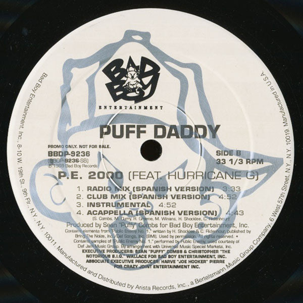 Puff Daddy : P. E. 2000 (12", Promo)