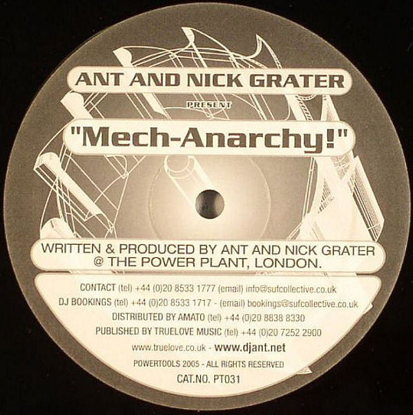 Ant & Nick Grater : Mech-Anarchy! (12")