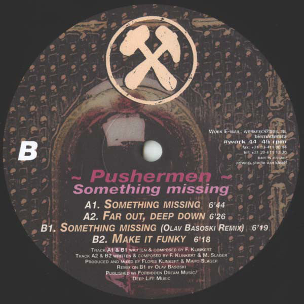 Pushermen : Something Missing (12")