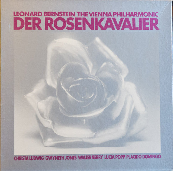 Richard Strauss - Leonard Bernstein, Wiener Philharmoniker, Christa Ludwig, Gwyneth Jones, Walter Berry, Lucia Popp, Placido Domingo : Der Rosenkavalier (4xLP, Album + Box)