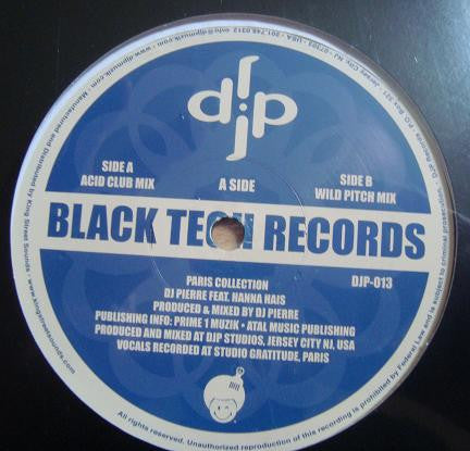 DJ Pierre : Paris Collection (12")