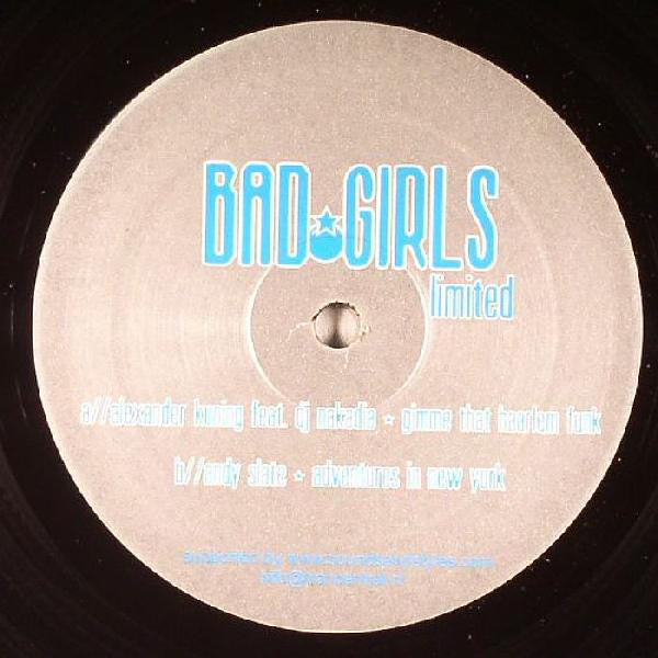 Alexander Koning & Andy Slate : Badgirls Limited Vol. 1 (12")