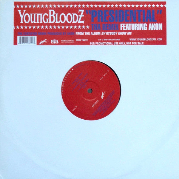 YoungBloodZ Featuring Akon : Presidential (Tha Remix) (12", Single, Promo)