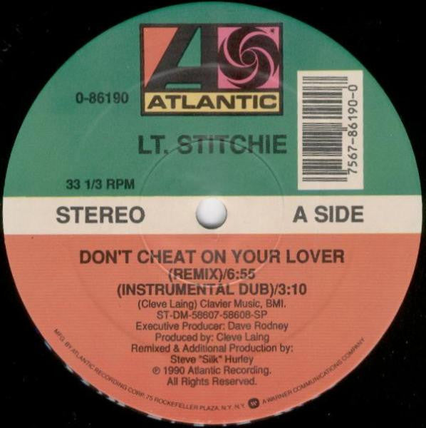 Lieutenant Stitchie : Don't Cheat On Your Lover (12")