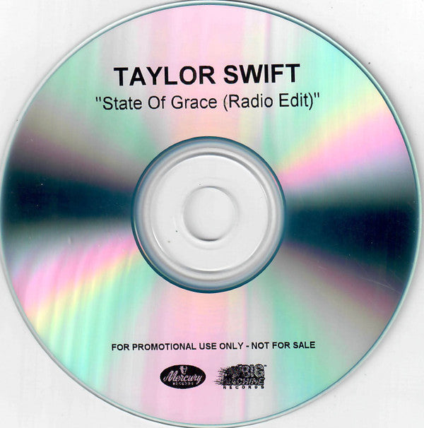 Taylor Swift : State Of Grace (CDr, Single, Promo)