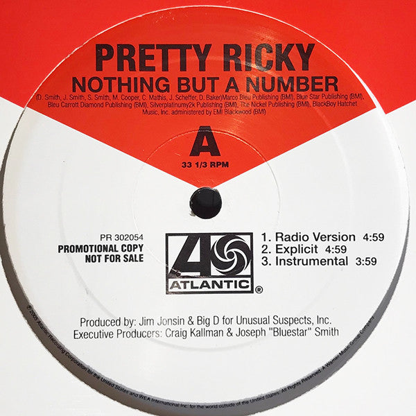 Pretty Ricky (2) : Nothing But A Number / Call Me (12", Promo)