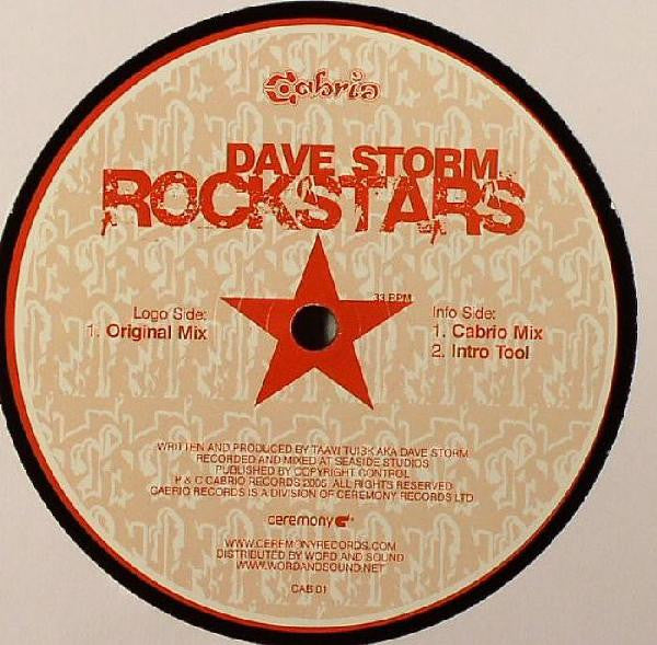 Dave Storm : Rockstars (12")