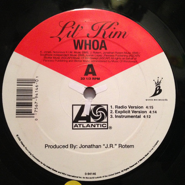 Lil' Kim : Whoa / Spell Check (12")