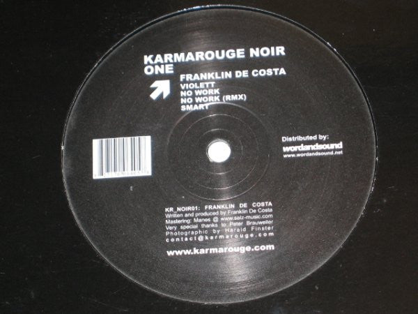 Franklin De Costa : Karmarouge Noir One (12")