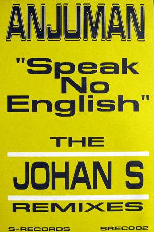 AnjuMan : Speak No English (12")