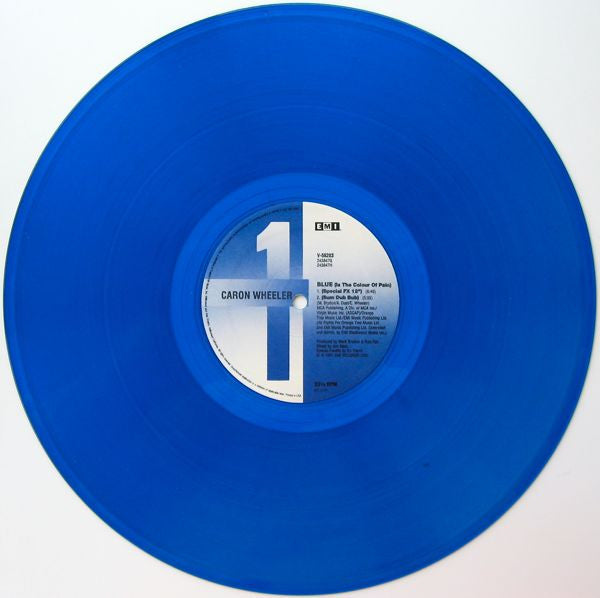 Caron Wheeler : Blue (Is The Colour Of Pain) (12", Ltd, Blu)