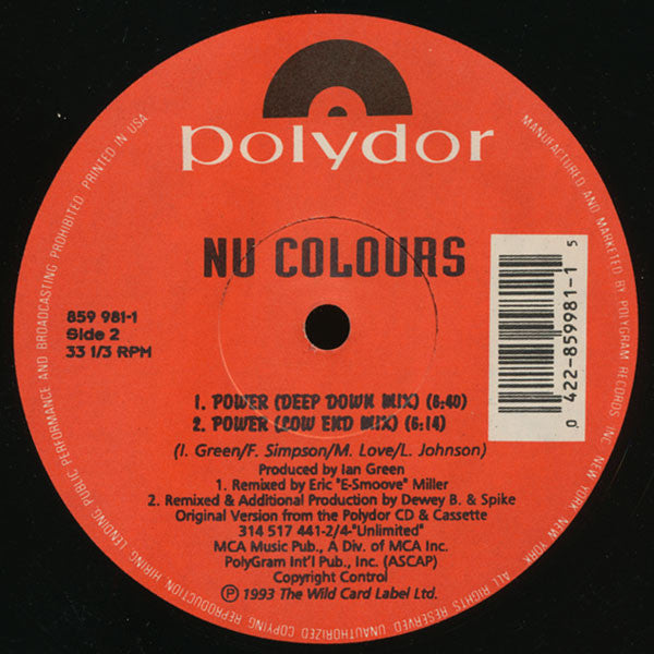 Nu Colours : Power (12")